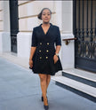 Women's Double-Breasted Blazer Dress