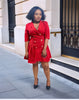 Women's Double-Breasted Blazer Dress