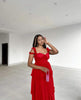 Sleeveless Tiered Ruffle Dress