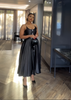 Sleeveless Button-Down A-Line Dress