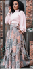 Geometric-Floral Maxi Dress