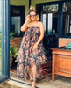 Layered Floral Skirt Dress