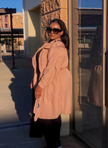 Lightweight Trench Coat for Spring and Autumn, High-Quality Fabric