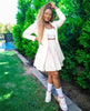 Pleated Skirt Twin Set with Relaxed Blazer