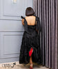 Maxi Evening Dress Bow Shoulder Straps High Waist Full Skirt 3D Floral Appliques For Wedding Ceremony Formal Dinner