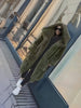 Women's Long Hooded Plush Coat, Loose Fit, Stylish Multi-Pocket Design