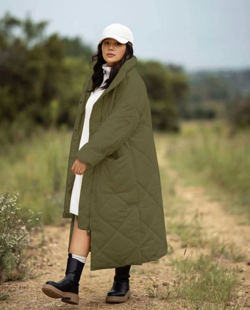 Winter Elegant Long Coat - Perfect for Outdoor and Formal Occasions