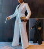 Tailored Two-Piece Blazer and Trousers Suit Set