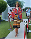 Women's Ethnic Pattern Skirt Set – 5-Piece