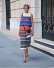 Women's Ethnic Pattern Skirt Set – 5-Piece