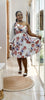 Women's One-Shoulder Long Sleeve Floral Dress