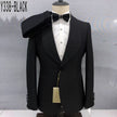 Black tuxedo suit jacket with satin shawl lapels and textured sparkle